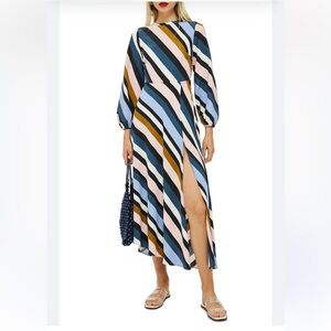 Topshop Open Back Midi‎ Dress